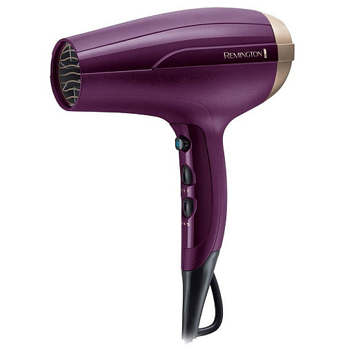 Фен Remington Your Style, 2300Вт, 3 режима, диффузор, насадка для прикорневого объема, иониз-я, холл. обдув, фиолетовый