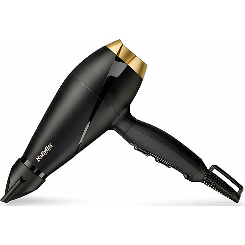 Фен Babyliss AC motor PRO, 2000Вт, 2 режима, диффузор, холл. обдув, черный