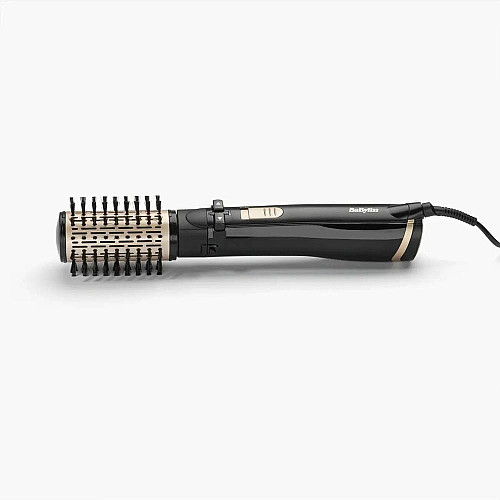 Фен-щетка Babyliss Big Hair Dual 1000, 1000Вт, 2 режима, холл. обдув, оборот. насадок, 2 насадки, черный