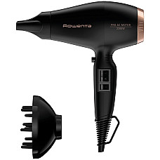 Фен Rowenta Compact PRO+, 2200Вт, 2 режими, дифузор, іоніз-я, хол. обдув, чорний