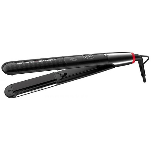Выпрямитель Rowenta x Karl Lagerfeld K/Pro Stylist Straightener, темп. режимов-8, 140-210С, дисплей, ионизация, керамика, черный