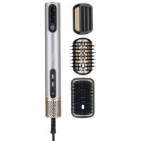 Фен-щітка Babyliss Limited Edition SilverGold, 1600Вт, 4 режими, іоніз-я, хол. обдув, кераміка, сірий