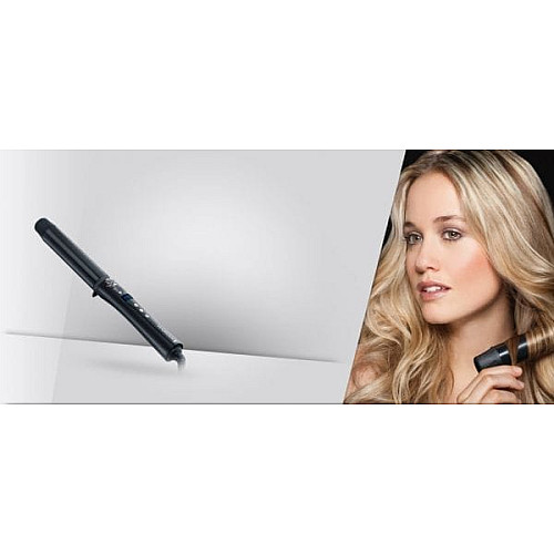 Плойка Remington Curl Pearl Pro, 300Вт, D-32mm, 130-210С, дисплей, керамика, черный