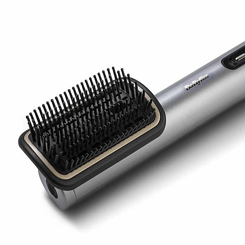 Фен-щетка Babyliss Limited Edition SilverGold, 1600Вт, 4 режима, иониз-я, холл. обдув, керамика, серый