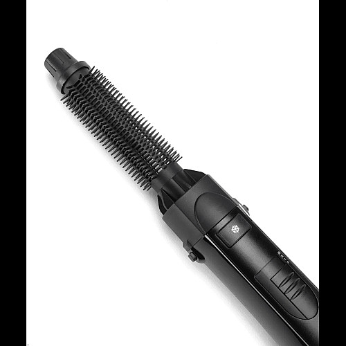 Фен-щетка Babyliss Smooth Finish, 1200Вт, 3 режима, иониз-я, холл. обдув, керамика, черный
