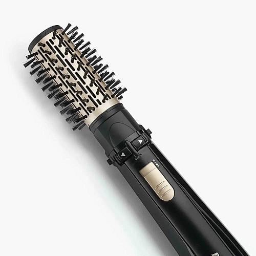 Фен-щетка Babyliss Big Hair Dual 1000, 1000Вт, 2 режима, холл. обдув, оборот. насадок, 2 насадки, черный