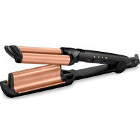 Плойка Babyliss Depp Waves, гофре , 85Вт, темп.режимів-3, 160-210С, природні хвилі, кераміка, турмалін , чорний