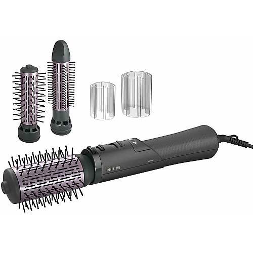 Фен-щетка Philips 7000 Series, 1000Вт, 3 режима, ионизация, холл. обдув, черный
