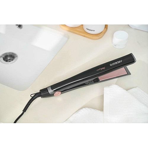 Выпрямитель ARDESTO Pink Touch, 32Вт, 110-200C, керамика, серый+розовый