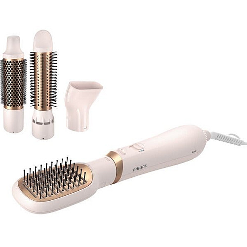 Фен-щетка Philips 3000 Series, 800Вт, 3 режима, керамика, турмалин, розовый