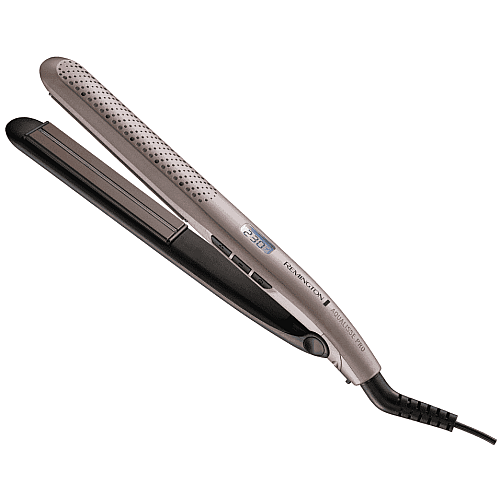 Выпрямитель Remington Aqualisse PRO, 230Вт, темп.режим-10, дисплей, керамика, серебристый