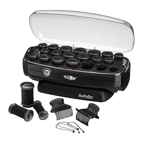 Термо бігуді Babyliss, 50Вт, 90-140 °C, кейс, кераміка, чорний