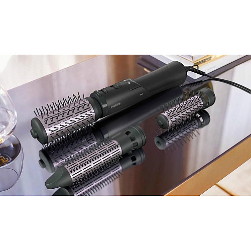 Фен-щетка Philips 7000 Series, 1000Вт, 3 режима, ионизация, холл. обдув, черный