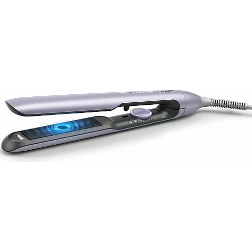 Выпрямитель Philips 7000 Series, темп.режимов-12, 120-230С, пластины с аргановым маслом, чехол, керамика, фиолетовый