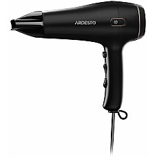 Фен ARDESTO HD-Y210, 1750-2100Вт, 2 скорости, 3темп.режимы, авто.смотка шнура, черный