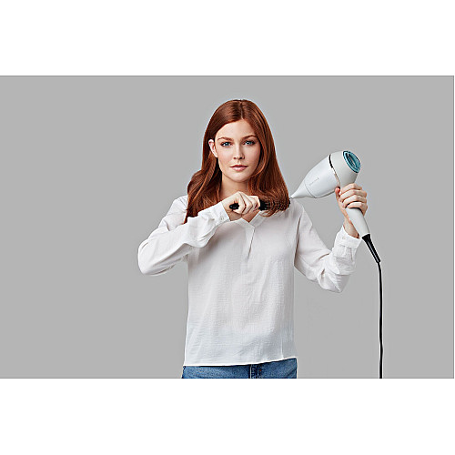 Фен Remington HYDRAluxe PRO, 2200Вт, 3 режими, дифузор, іоніз-я, хол. обдув, білий