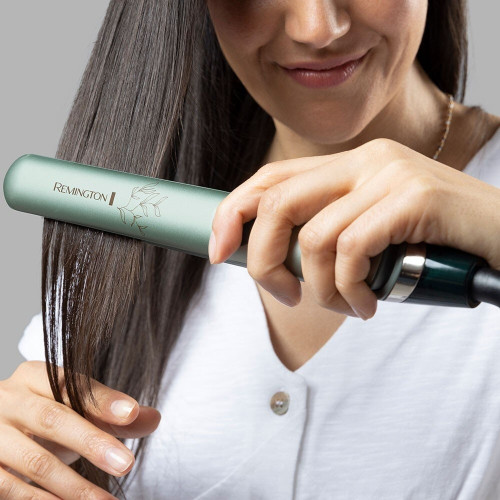Випрямляч Remington Botanicals, >300Вт, темп.режимів-10, 150-230С, дисплей, кераміка, сіро-зелений