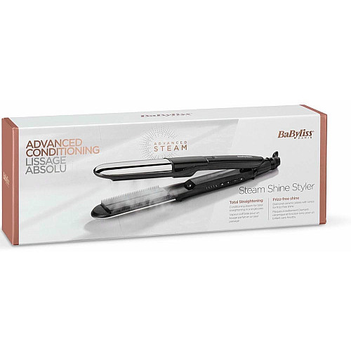 Випрямляч Babyliss Steam Mist, 67Вт, темп.режимів-5, 150-235С, кераміка, чорний