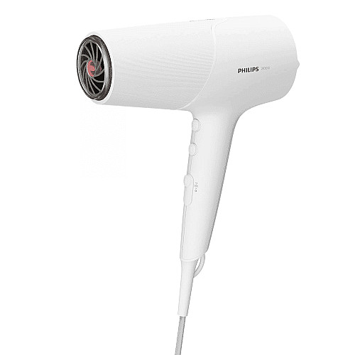Фен Philips 5000 Series, 2100Вт, 3 режими, іонізація, хол. обдув, білий