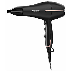 Фен Ardesto  HD-Y220PRO, 1850-2200Вт, 2 швидкості, 3 темп.режими, дифузор,чорний+золото