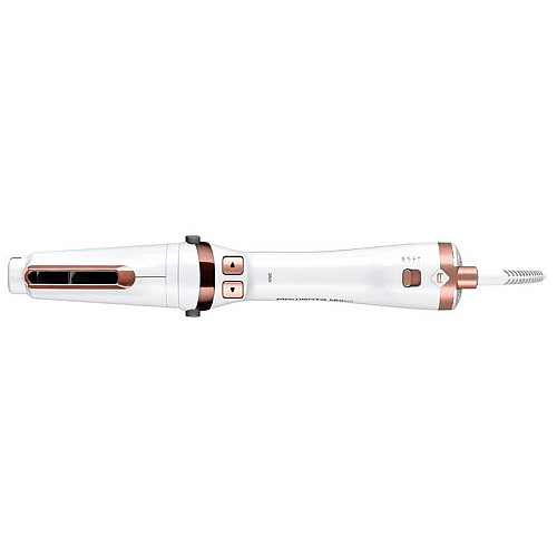 Фен-щітка Rowenta Brush Activ' Ultimate Care, 700Вт, 3 режими, іоніз-я, хол. обдув, оберт. насадок, кераміка, біло-золотий