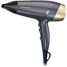 Фен Remington Sapphire Luxe, 2200Вт, 3 режима, диффузор, иониз-я, холл. обдув, сапфировый
