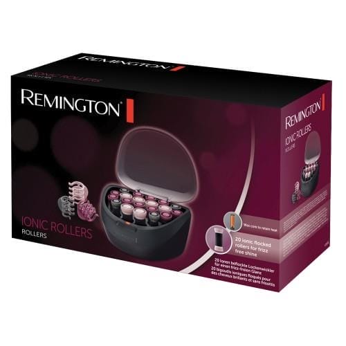 Термо бигуди Remington Ionic, 500Вт, D-20,23,27mm, 20шт, ионизация, кондиционирование, черный