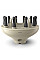 Фен Philips 9000 Series SenseIQ, 1800Вт, 3 режима, диффузор, иониз-я, холл. обдув, турбо, золотой