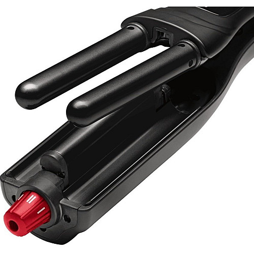 Плойка Rowenta Karl Lagerfeld Waves Addict Hair Waver, для волн , >230Вт, темп.режимів-6, 120-210С, обертання, кераміка, чорний