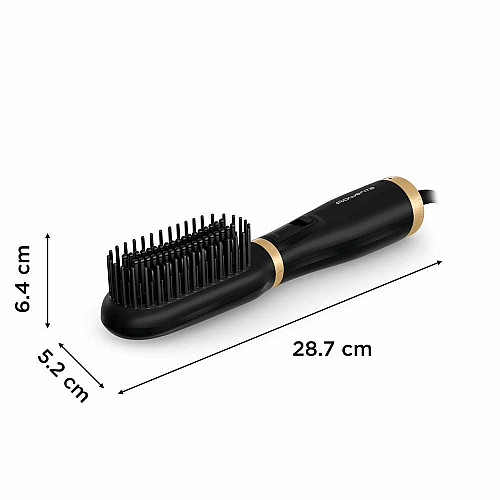 Щетка-выпрямитель Rowenta Powerstraight Air, темп. режимов-2, 160-200С, ионизация, керамика, черный