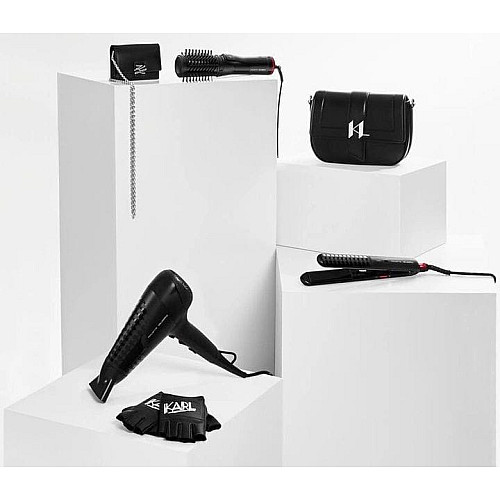 Фен Rowenta Studio Dry Karl Lagerfeld, 2100Вт, 3 режима, холл. обдув, черный