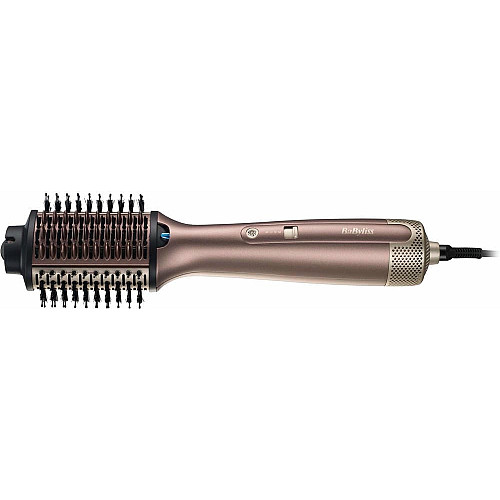 Фен-щетка Babyliss Air Power Volume, 1000Вт, 2 режима, диффузор, иониз-я, холл. обдув, керамика, розовый