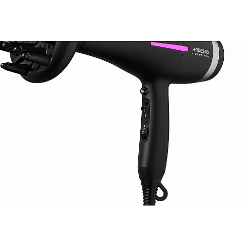 Фен ARDESTO Violet PRO HD-Y223PRO, 1850-2200Вт, 2 швидкості , 3 темп.режими, дифузор, чорний