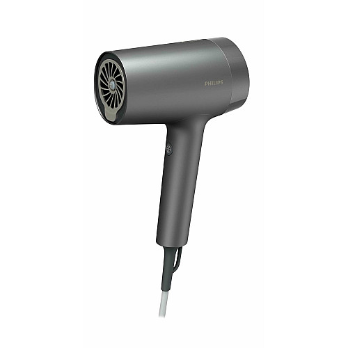 Фен Philips 7000 Series, 1800Вт, 4 режима, DC Motor, диффузор, иониз-я, холл. обдув, серый