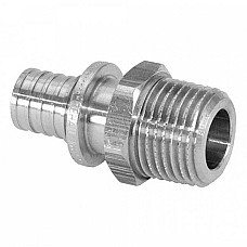 Муфта з'єднувальна Rehau Rautherm S, 17x10мм, перехідна, оцинк. латунь
