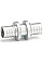 Муфта соединительная Rehau Rautherm S, 10x10мм, равнопроходная, оцинк. латунь