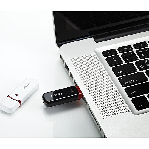 Накопичувач Apacer  64GB USB 2.0 Type-A AH333 Білий