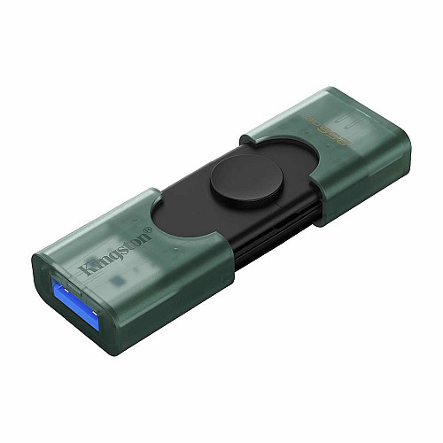 Накопитель Kingston 256GB USB 3.2 Type-A+Type-C DT DuoG2