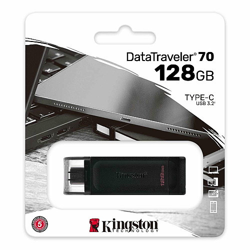 Накопитель Kingston 128GB USB 3.2 Type-C Gen 1 DT70