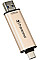 Накопитель Transcend 128GB USB 3.2 Type-A + Type-C JetFlash 930 R420/W400MB/s Черный