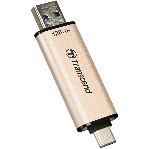 Накопитель Transcend 128GB USB 3.2 Type-A + Type-C JetFlash 930 R420/W400MB/s Черный