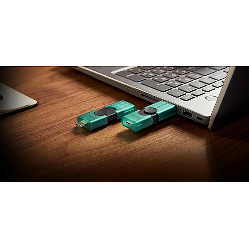 Накопитель Kingston 256GB USB 3.2 Type-A+Type-C DT DuoG2
