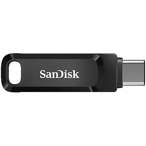Накопичувач SanDisk  256GB USB 3.1 Type-A + Type-C Ultra Dual Drive Go Чорний