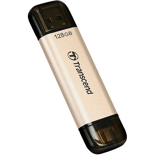 Накопитель Transcend 128GB USB 3.2 Type-A + Type-C JetFlash 930 R420/W400MB/s Черный