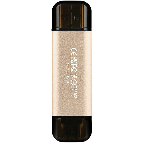 Накопитель Transcend 128GB USB 3.2 Type-A + Type-C JetFlash 930 R420/W400MB/s Черный