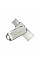Накопитель SanDisk 256GB USB 3.1 Type-A + Type-C Dual Drive Luxe Серебряный