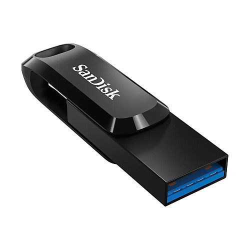 Накопичувач SanDisk  512GB USB 3.1 Type-A + Type-C Ultra Dual Drive Go Чорний