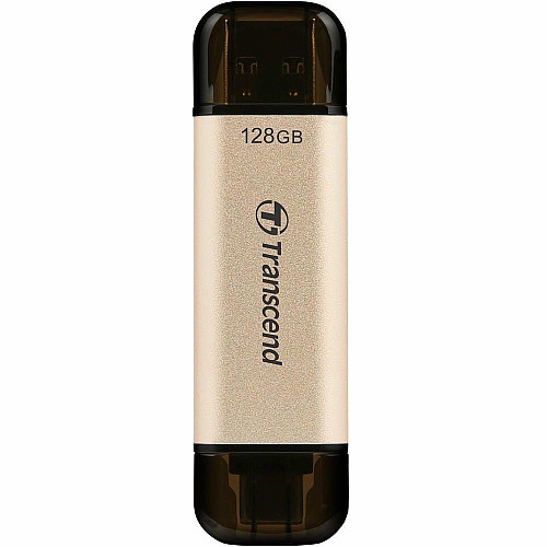 Накопитель Transcend 128GB USB 3.2 Type-A + Type-C JetFlash 930 R420/W400MB/s Черный