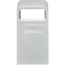Накопичувач Kingston  256GB USB 3.2 Type-A Gen1 DT Micro R200MB/s Metal