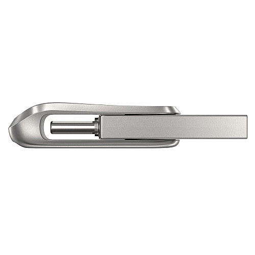 Накопичувач SanDisk  512GB USB 3.1 Type-A + Type-C Dual Drive Luxe Срібний
